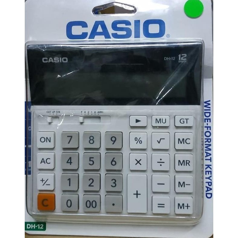 

yl-24 Casio Wide Series Calculator DH-12-WE White Viral