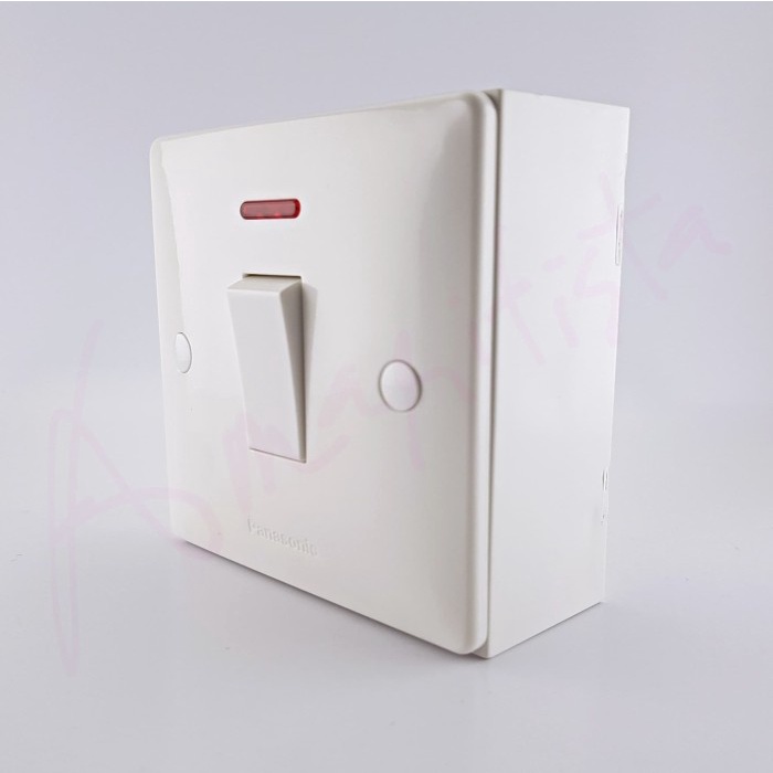 Terlaris Saklar Single Lampu Indikator Outbow Panasonic Acrosea 20A 250V~ Sni