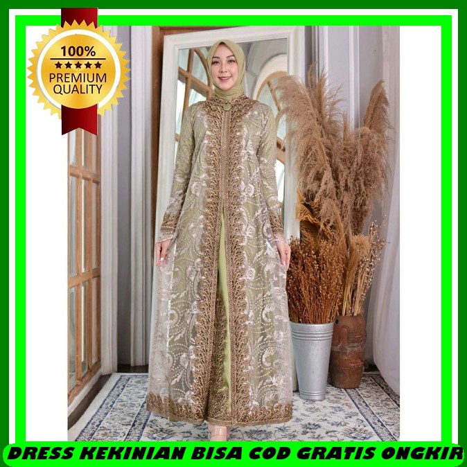 Gamis Pesta Mewah Elegan Terbaru 2023 Import Premium Baju Brokat Kondangan Terbaru 2023 Remaja Dreas