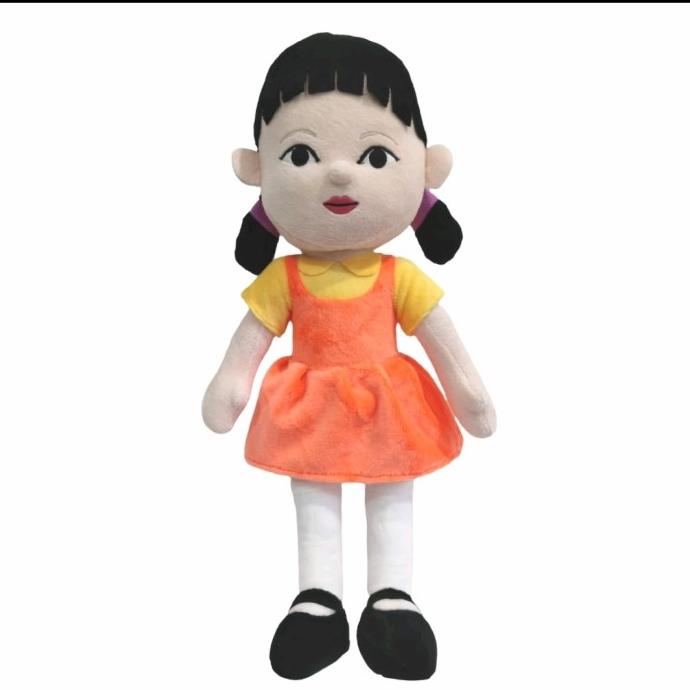 boneka squid game doll girl | squid game killer doll