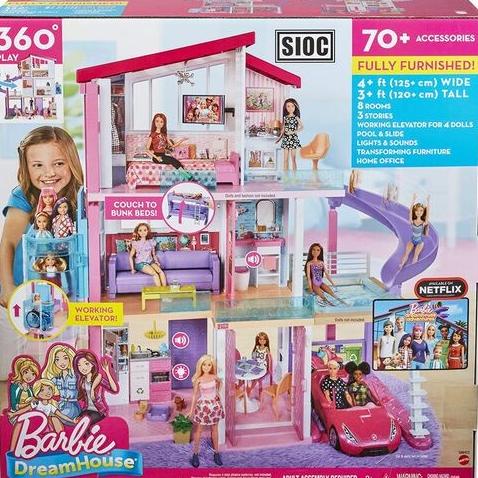 Barbie Dreamhouse Dollhouse Rumah Barbie Dream House