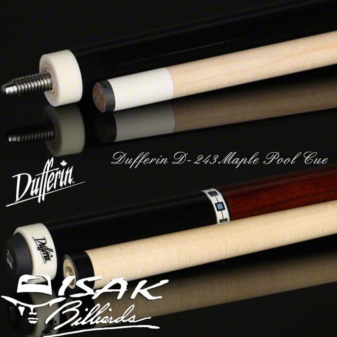 Dufferin D-243 Pool Cue - Canada Maple Billiard Stick Stik Biliar Play