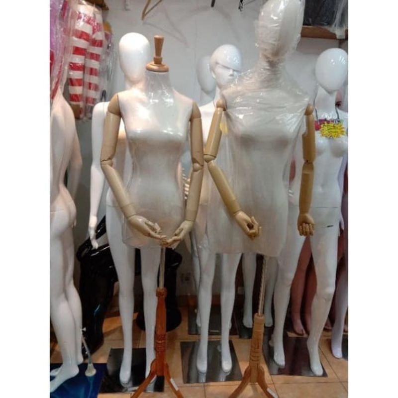 Manekin Tangan Robot Patung Dress Making Setengah Badan Cewek Import