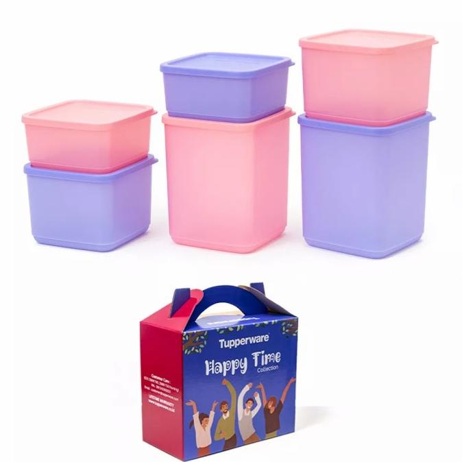 Tupperware Happy Time Collection Toples Set Promo  Harlannewstore
