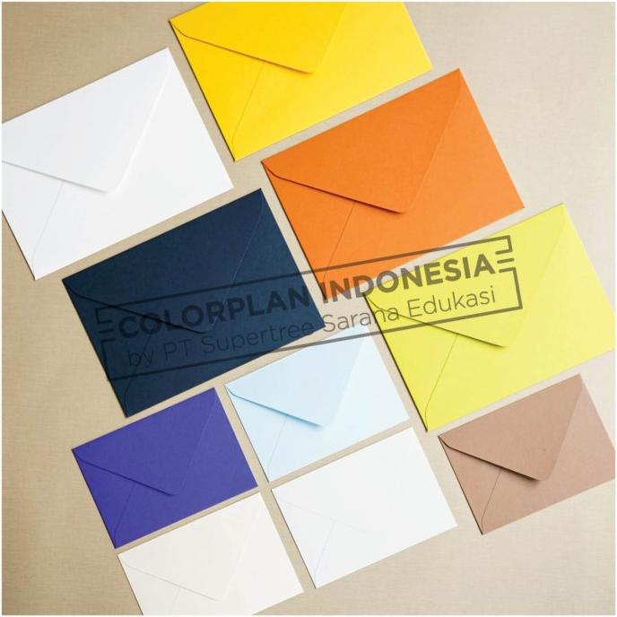 

Amplop Colorplan 270gsm A5-229 x 162 mm (1 Pack isi 10 Pcs)