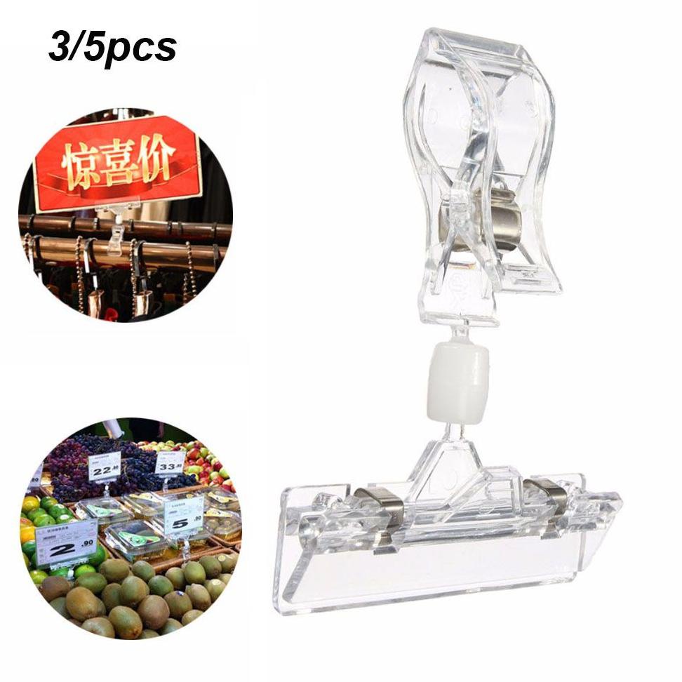 

Grosir 5Pcs Jepitan Promo Bening Jepit Harga Bening Penjepit Label Papan Tag Hanger Transparan