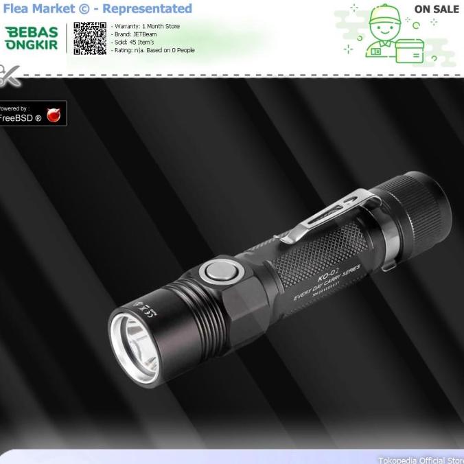 JETBeam Senter LED CREE XHP35 2000 Lumens - KO-02 V2.0