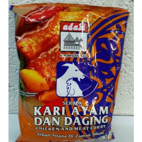 

➫✬✵ Bumbu Kari Ayam dan Daging Adabi Halal Bumbu Adabi Makanan Kare Kari Instan