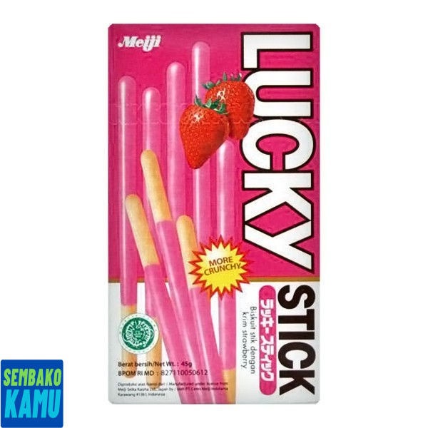 

Meiiji Lucky Stick Strawberry 45 gr