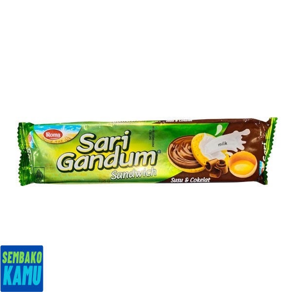 

Roma Sari Gandum Sandwich Susu & Coklat 115 gr - Biskuit