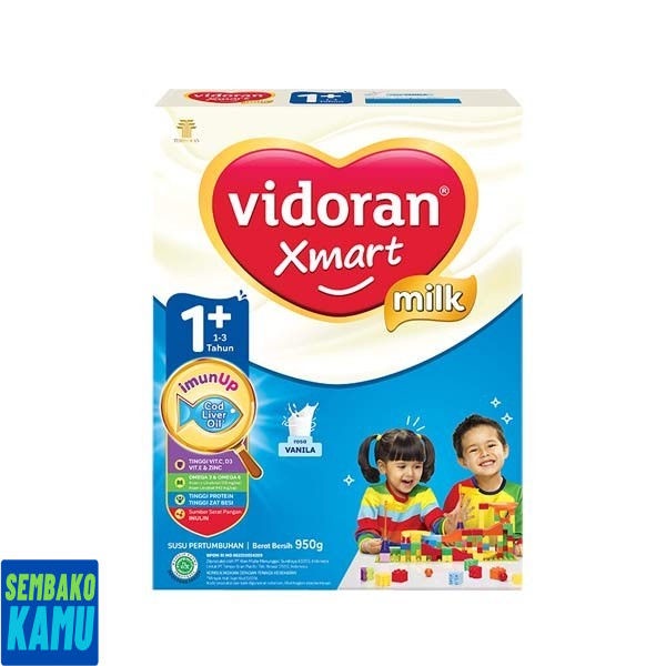 

Vidoran xmart 1+ Nutriplex Vanilla 950 gr - Susu