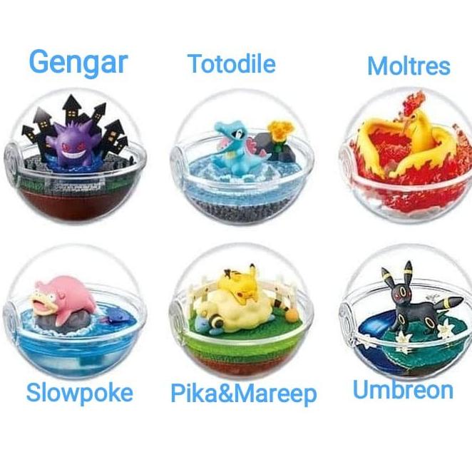 SALE Re-Ment Pokemon Terrarium Character Capsule Box Candy Vol. 4 Termurah