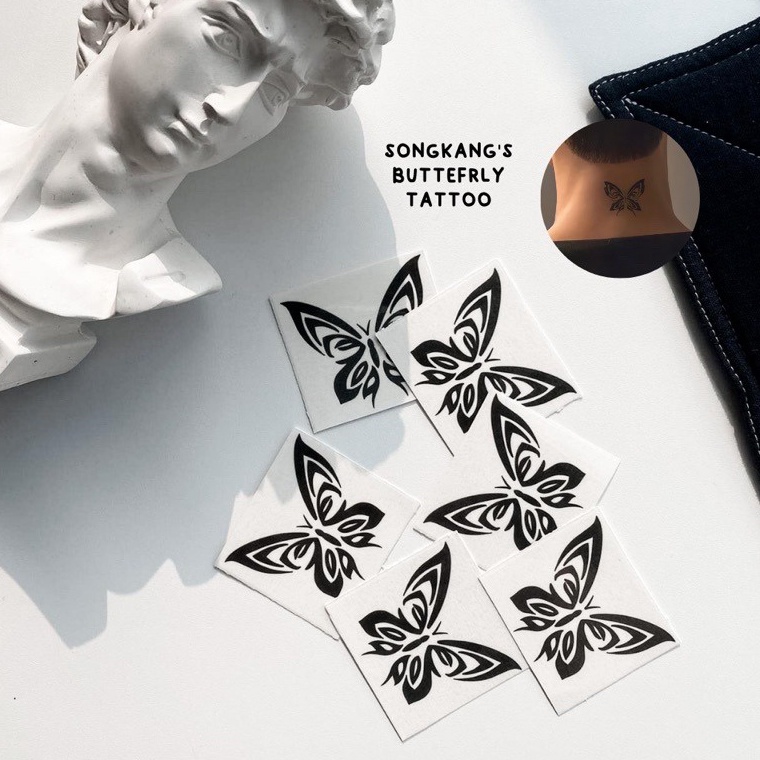 48 POTATOO Nevertheless Song Kang Temporary Tattoo Sticker Ready Stock