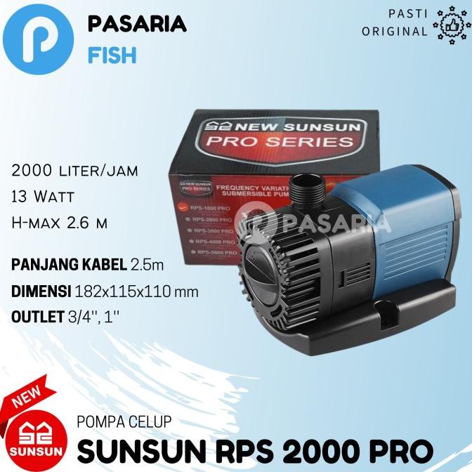 >>>>>] PROMO NEW SUNSUN RPS5800/RPS9000/RPS16000 PRO Pompa Celup Air Kolam