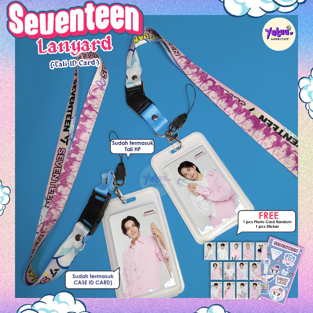 

Terlaris Lanyard Seventeen / Lanyard Kpop / Tali Id Card