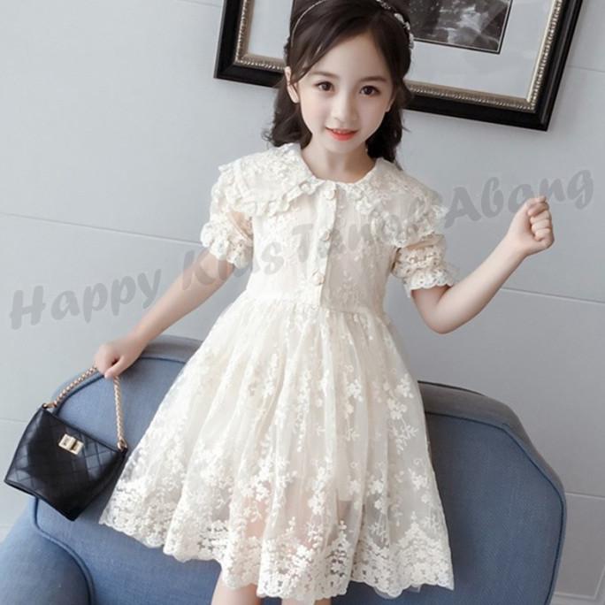 Terbaru Dress Putih Anak Perempuan Import / Dress Princess Anak Perempuan