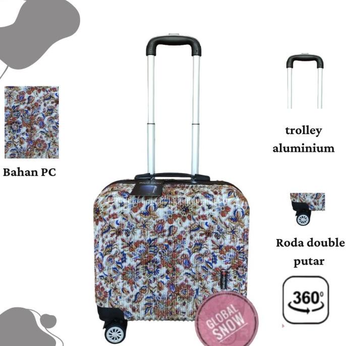 Koper 17Inch Batik Bahan Pc Polycarbonate  Termurah / Koper Pc Serramura