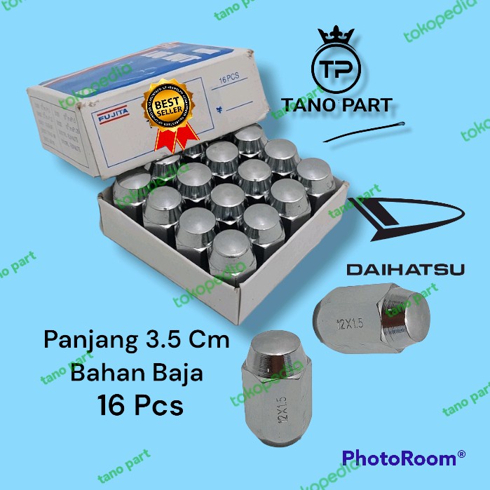 MUR RODA RACING BAUT LUGNUT MOBIL DAIHATSU AYLA SIGRA BAHAN BAJA