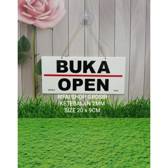 

New_Product OPEN CLOSED SIGN BOARD AKRILIK MURAH BERKUALIATS Weekend