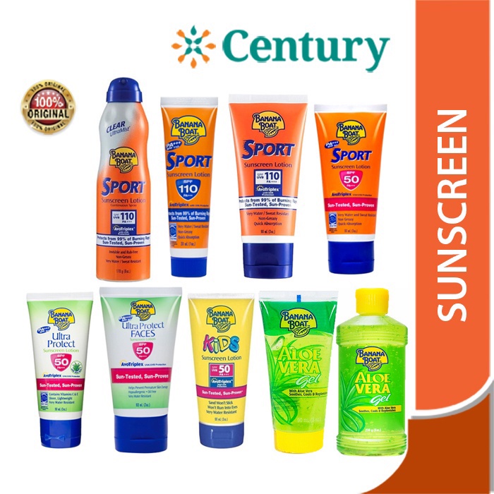 Banana Boat Series / Sunscreen / Body Lotion / Anti UVA UVB / Perawatan Kulit / Pelembab