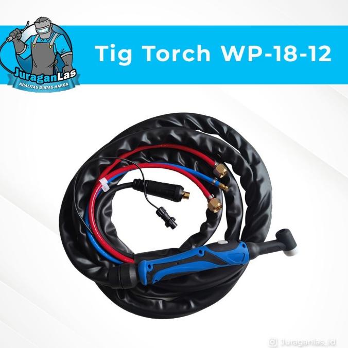Stang Las Argon / Tig Torch Set Wp-18 Panjang 4 Meter