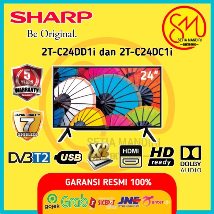 Jne - Sharp 24Le170 Led Tv Aquos 24 Inch Hd Panel Hdmi - Lc-24Le170I