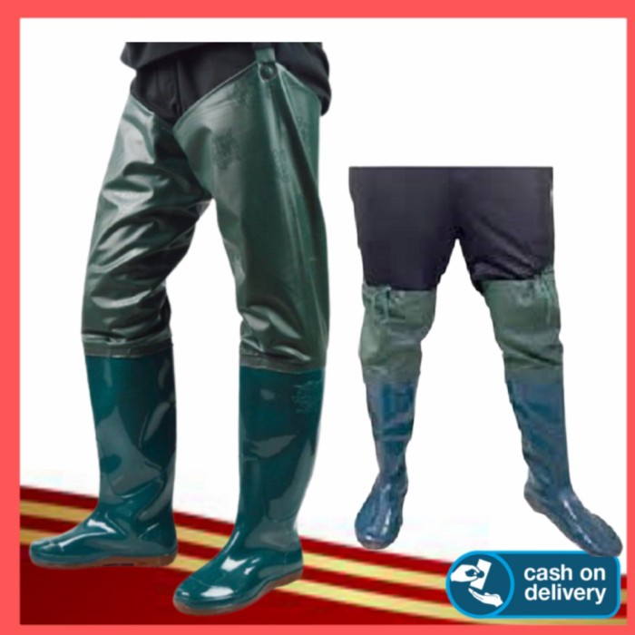 ALAT KESELAMATAN SEPATU BOT BOOT BOOTS SAWAH PETANI ANTI PRIA ANTI KEONG KARET PANJANG ORIGINAL