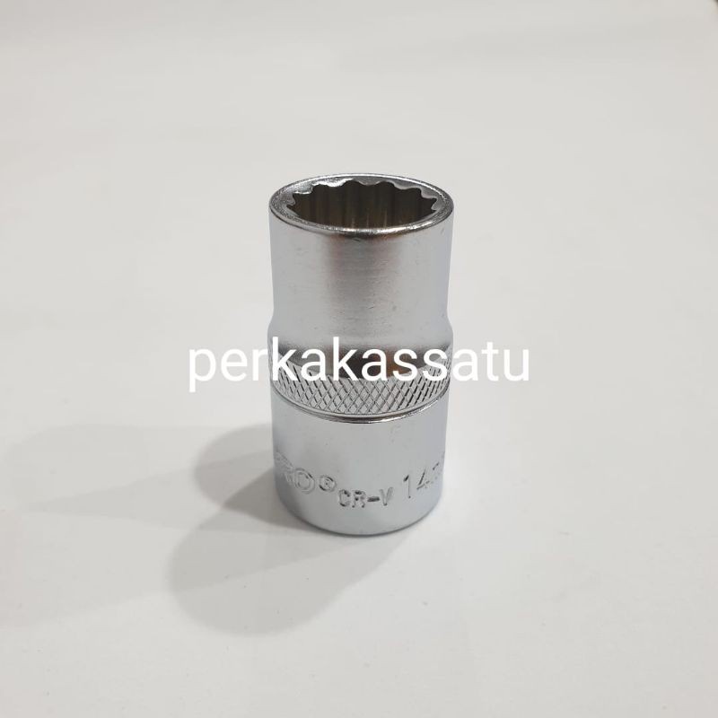 KUNCI MATA SOCK 1/2" X 14MM 12PT LAKONI PRO 14 MM SOCKET SOK SHOCK JETJO TOOLS JETJOTOOLS