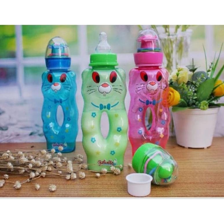 DIH035 Premium Dot Botol Minum Susu Bayi Bentuk Donat Lubang Tengah untuk Anak Usia Newborn 1 2 Tahu