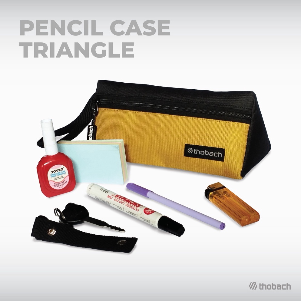 

Ready!! PENCIL CASE TRIANGLE PRIA WANITA TEMPAT ATK THOBACH 69
