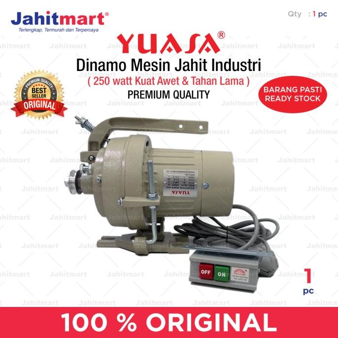 Dinamo Mesin Jahit Industri 250 Watt Yuasa (Clutch Motor)