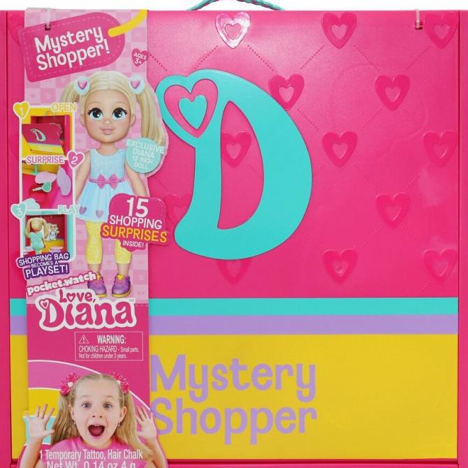 Mainan anak boneka diana love diana mistery shopper plus surprises