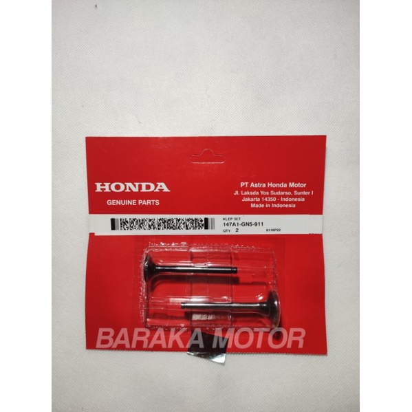 Klep Set Payung Klep (Valve Set) Honda Grand Original AHM