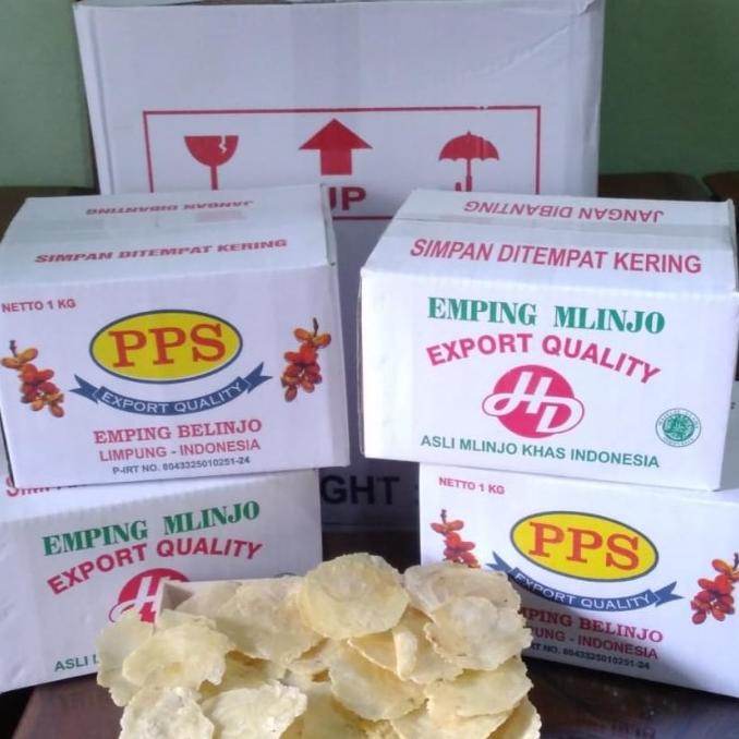 

Emping Melinjo mentah 1kg qualitas Export