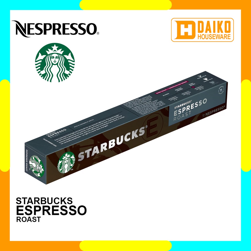 

Starbus Capsule By Nespresso Espresso Roast Coffee Capsules