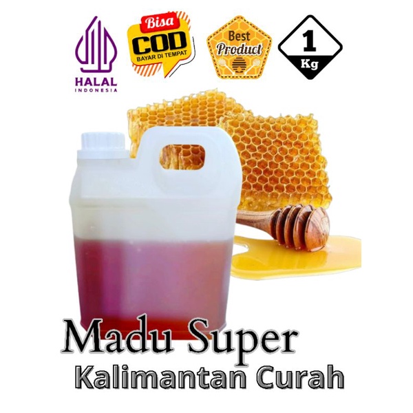 

Super Madu Kalimantan Beepolen Royal Jelly Non Label (stiker) isi 1000gr