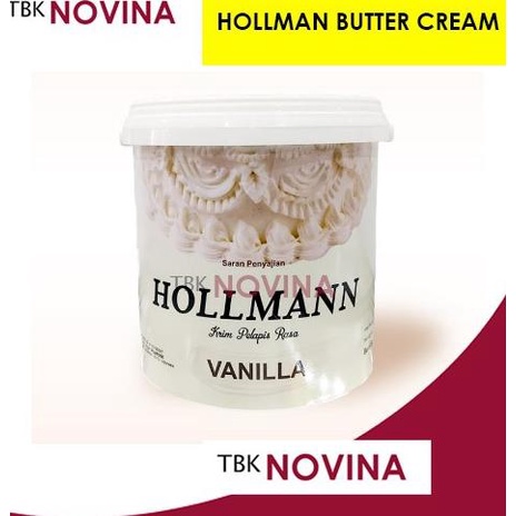 

HOLLMANN BUTTER CREAM 350gr/ CREAM SIAP PAKAI / KRIM KUE HOLMAN
