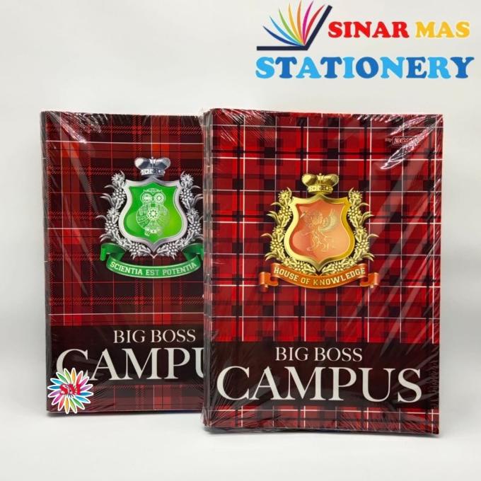 

Buku Tulis Boxy Big Boss Campus 50 Lembar| Buku Tulis Maxy Big Boss 50