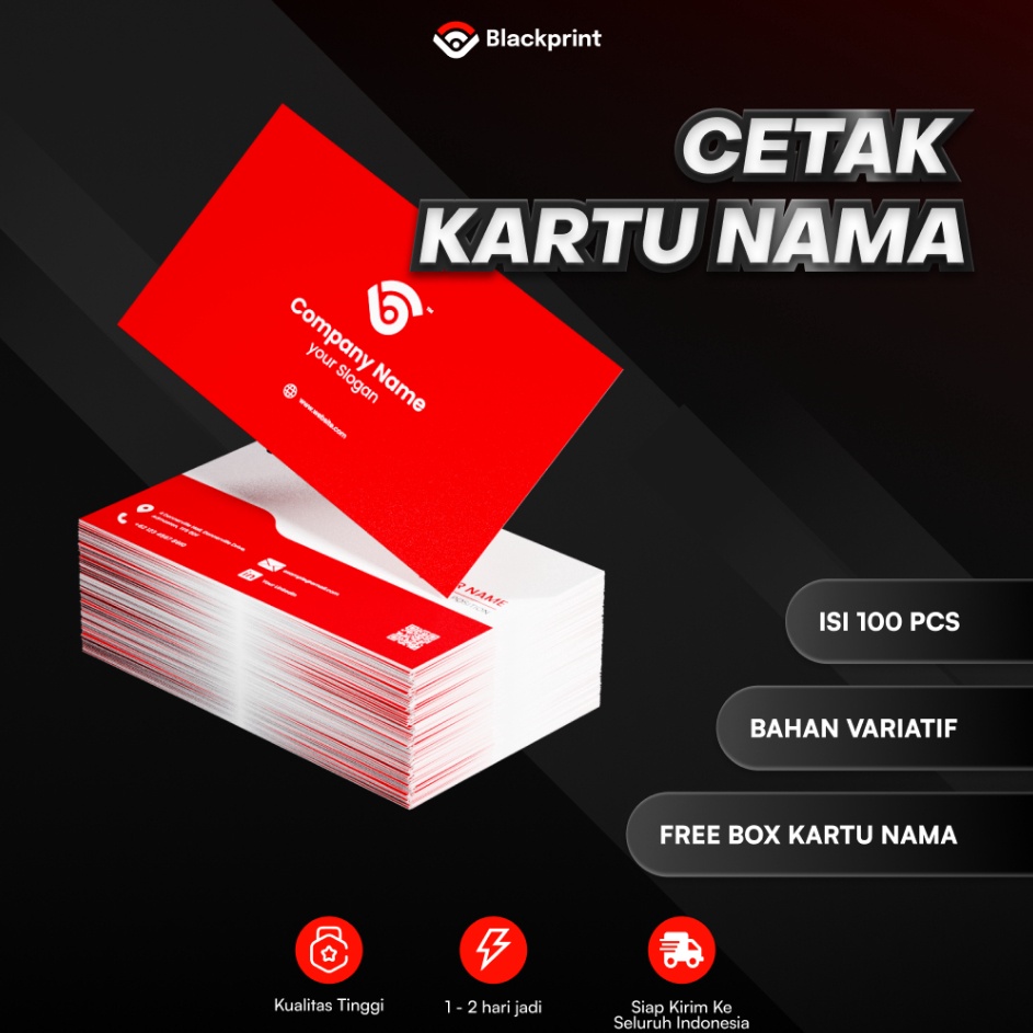 

TCLJ8112 Kartu Nama isi 100 free Box/ Kartu Nama Custom/ Bussiness Card/ Name Card Art Carton 260/ Kartu Nama 1 sisi