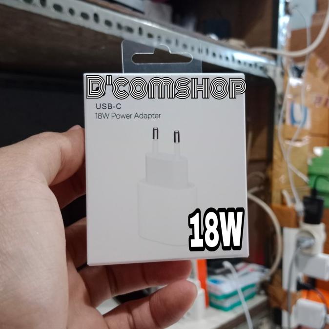ADAPTOR / KEPALA CHARGER APPLE IPHONE 11 PRO MAX TYPE C 18W ORIGINAL