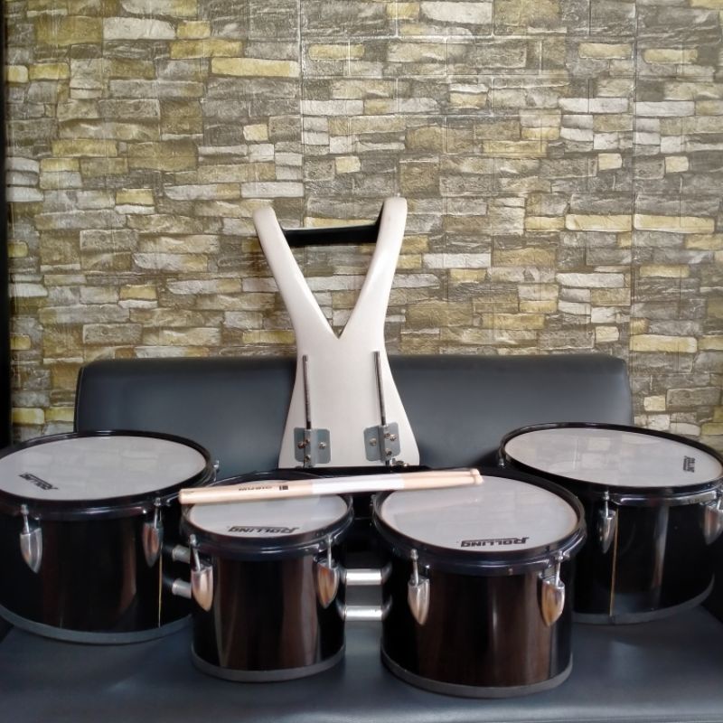 Qwarto Tom Drumband + Harnes Fiber || Drum Band