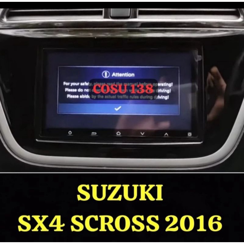 anti gores head unit suzuki sx4 s cross 2016 original nano glass 9h
