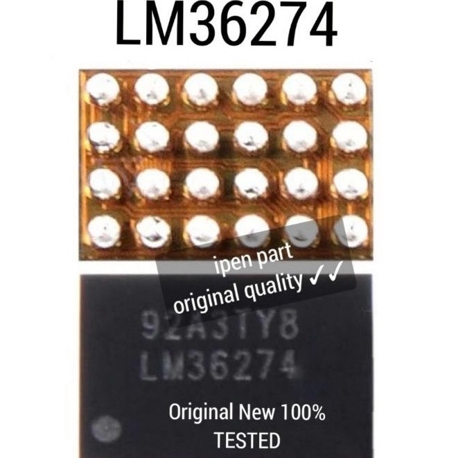 Booming.. IC Lampu LM36274 Samsung A12 Original New Tested Display Light LM 36274