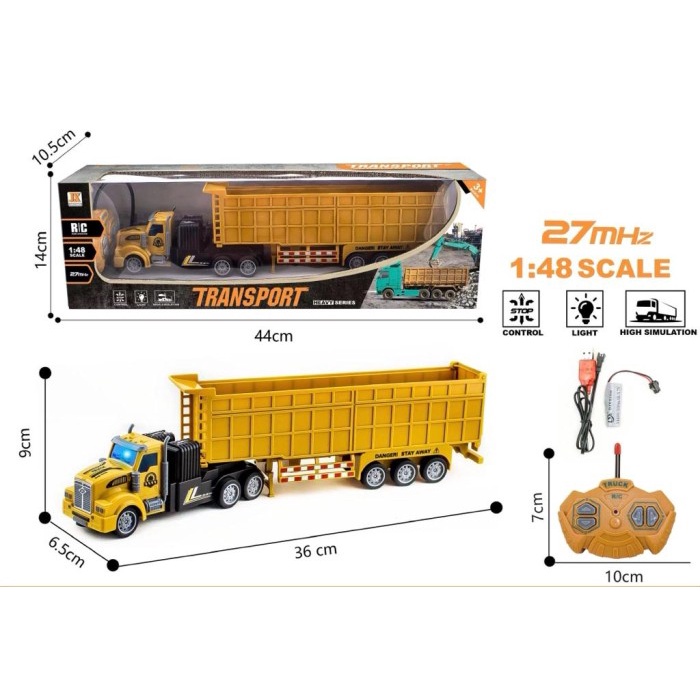 MAINAN RC TRUK KONTAINER REMOTE CONTROL TRUCK CONTAINER BESAR