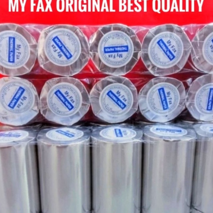 

(☞L-☆D2) Kertas kasir thermal edc bluetooth 58x40 paket 10 Roll supeer.keren.