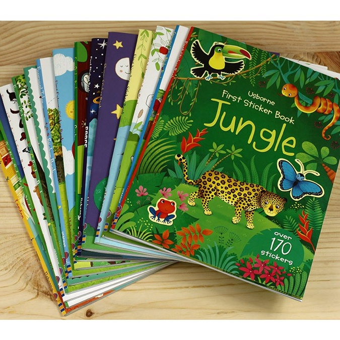 

[✮-RCP♪> [PART 2] USBORNE FIRST STICKER BOOK BUKU STIKER ANAK ANAK / amanaah..!