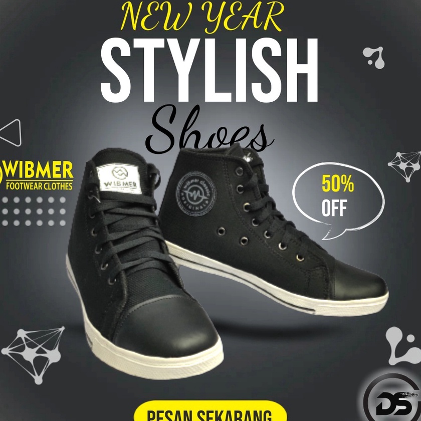 [Z-R❣❦D) sepatu boot keren / sepatu sekolah boot / sepatu boot hitam murah / sepatu hitam boot pria 