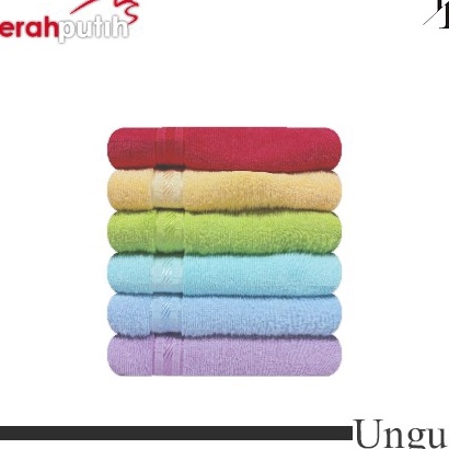 (L-C☑➸Z> Handuk POLOS Merah Putih 3855 by Terry Palmer NO LABEL uk 60 x 120 cm/ pasti.diikirim..!
