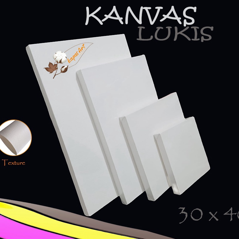 

(P-Hご❤D> Kanvas Lukis 30x40cm Siap Pakai/ banyak diminati.!