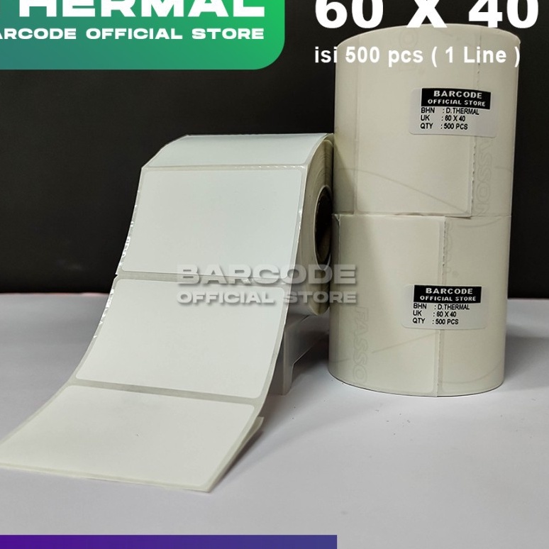 

[QP☞.X㊖) Label Thermal Uk 60 X 40 / 60X40 MM / 60X40MM Sticker Barcodemurah.